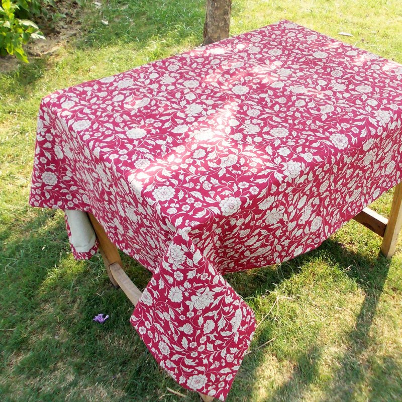 Marsala- Kalamkari Table cover