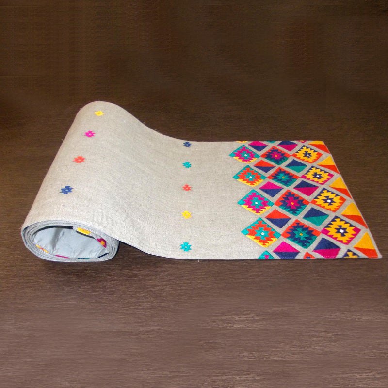 Folk- Kilim table runner - Diamond