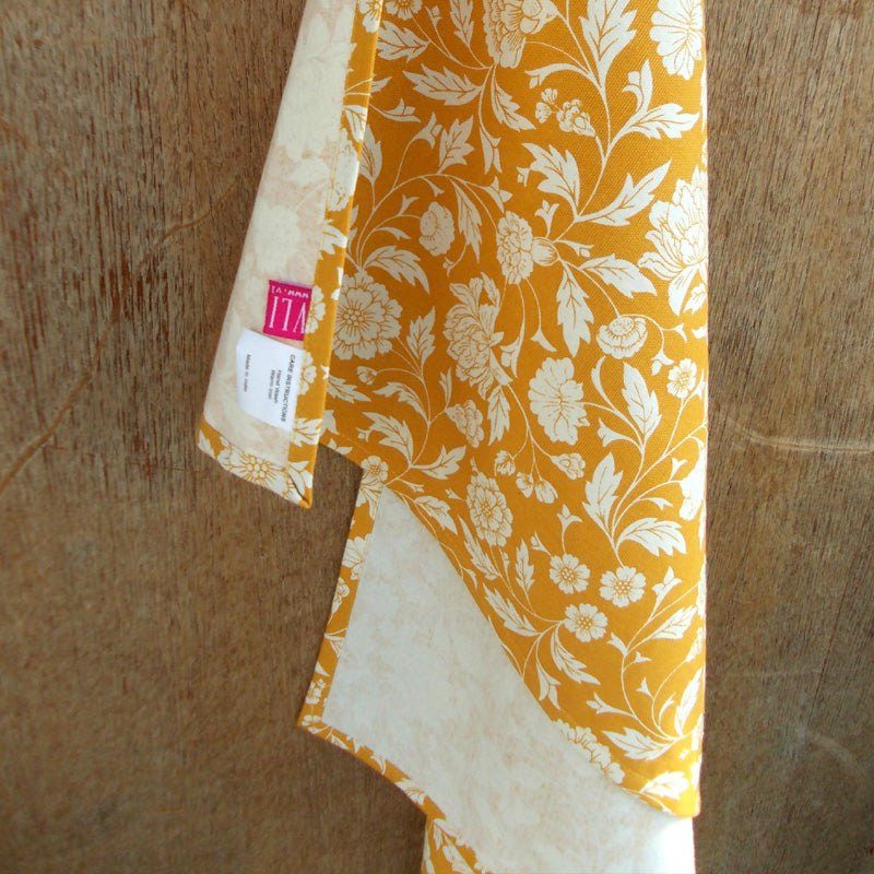 KALAMKARI yellow kitchen towel