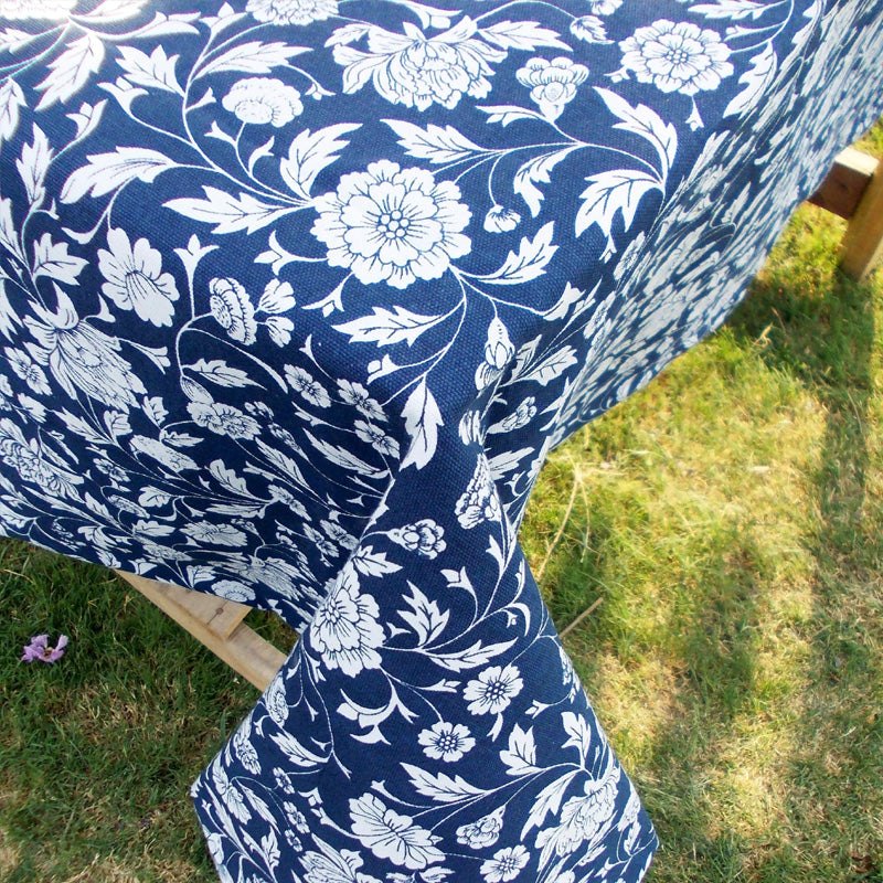 Indigo- Kalamkari Table cover