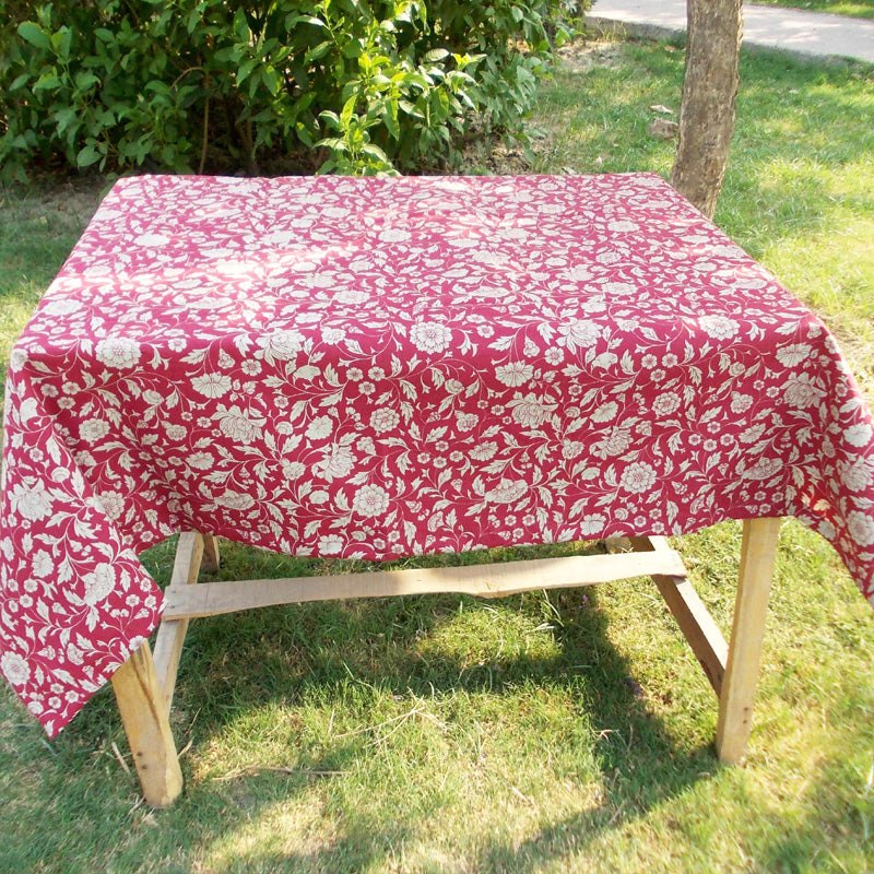 Marsala- Kalamkari Table cover