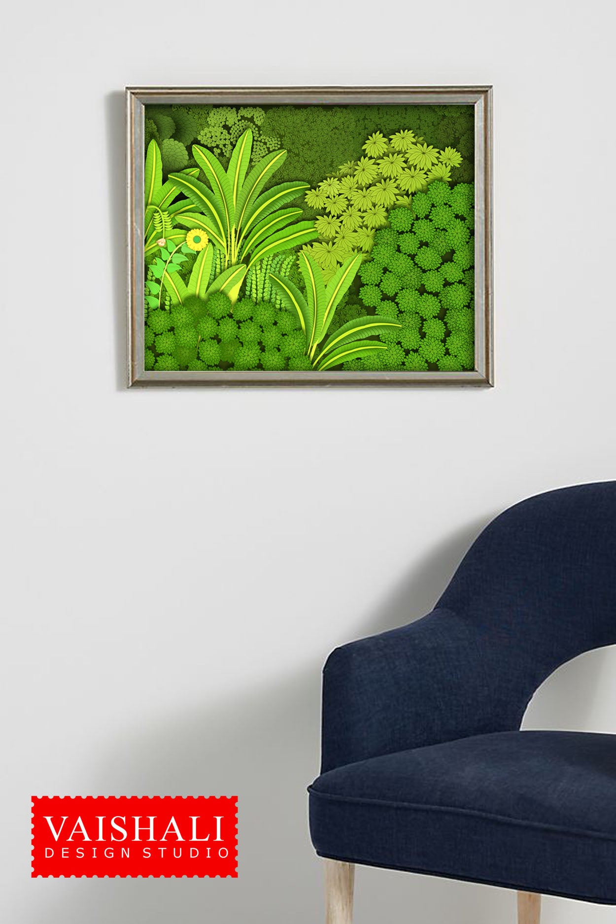 Wall art, jungalow, home decor, pichhwai, Digital download, botanical print, 8X10 inches