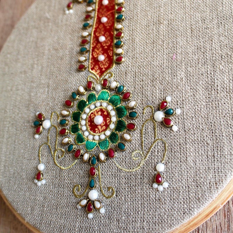 Jewel hoops - Royal kalgi