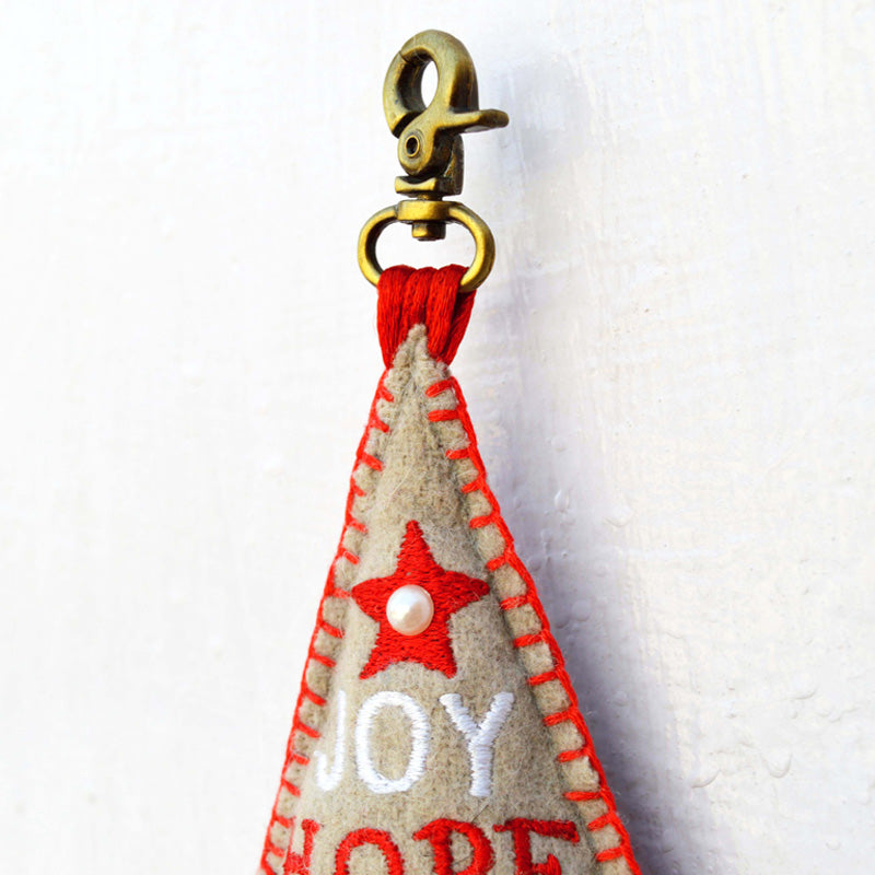 Christmas ornament, Christmas tree, handmade, holiday charm