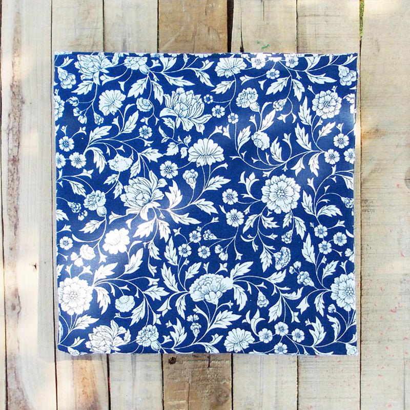 Indigo- Kalamkari Table cover