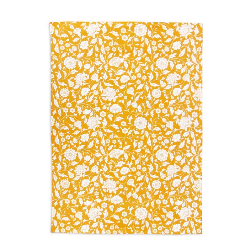 KALAMKARI yellow kitchen towel