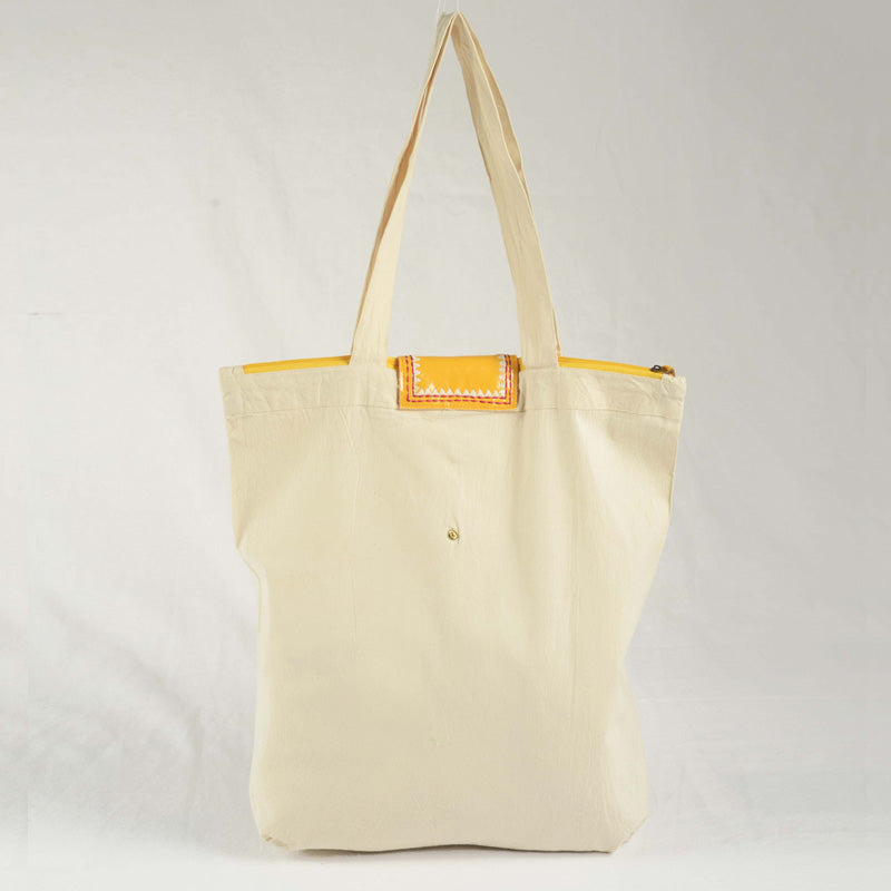 Natural cotton bag, reusable grocery bag, cloth tote bag