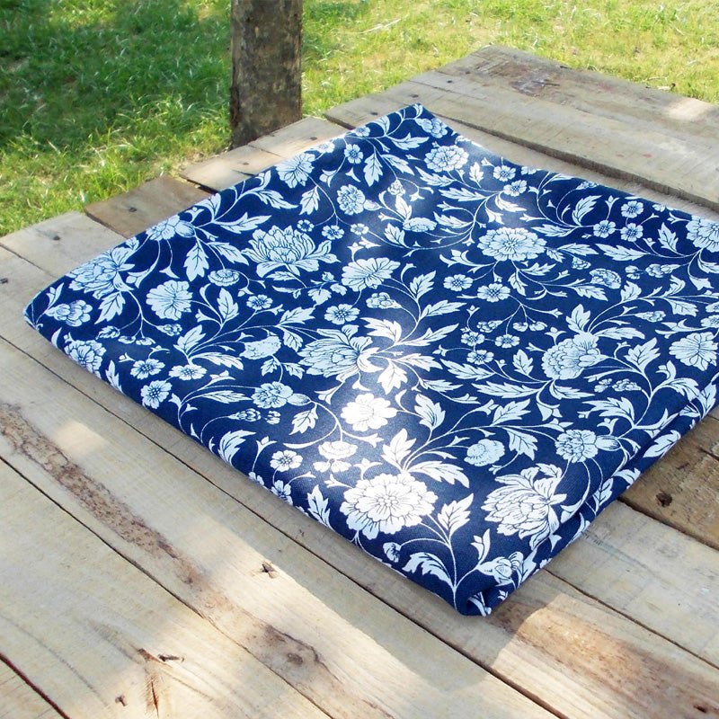 Indigo- Kalamkari Table cover