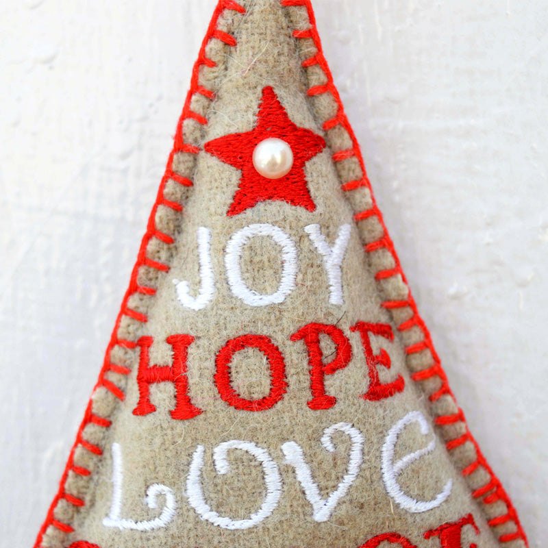 Christmas ornament, Christmas tree, handmade, holiday charm