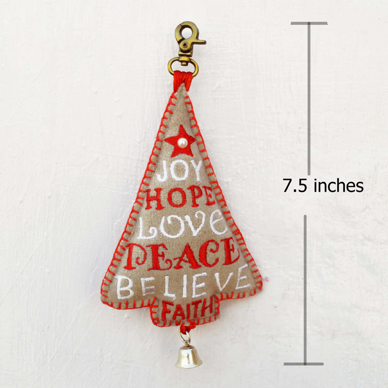 Christmas ornament, Christmas tree, handmade, holiday charm
