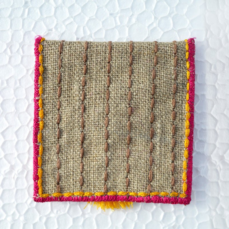 Pocket sqaure coin bag, wire holder, handmade, gift, bohemian, moroccan