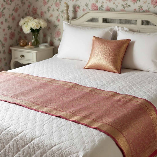 Old Saree New Life – Custom Bed Runner set