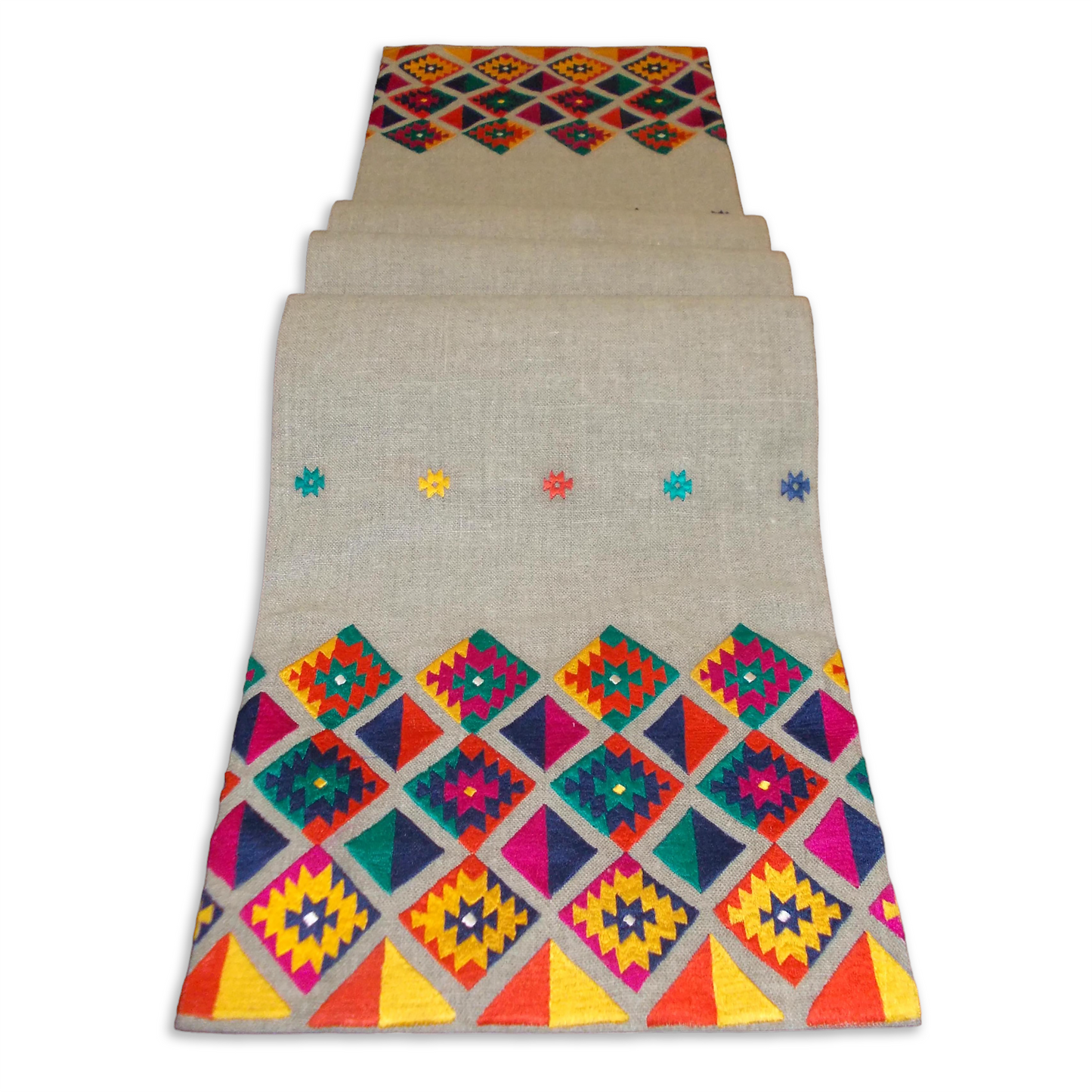 Folk- Kilim table runner - Diamond