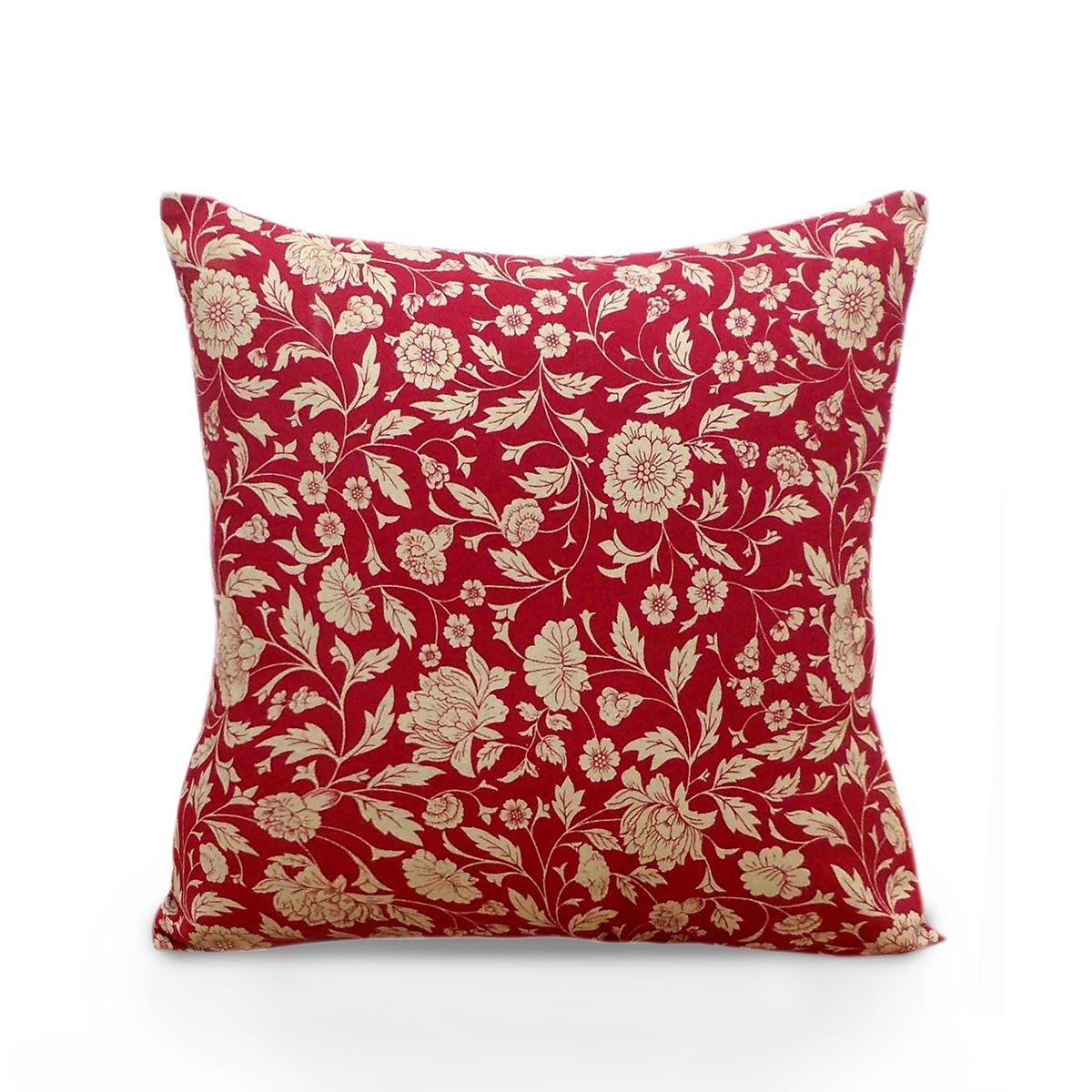 Marsala- Kalamkari cushion cover, Cotton pillow cover