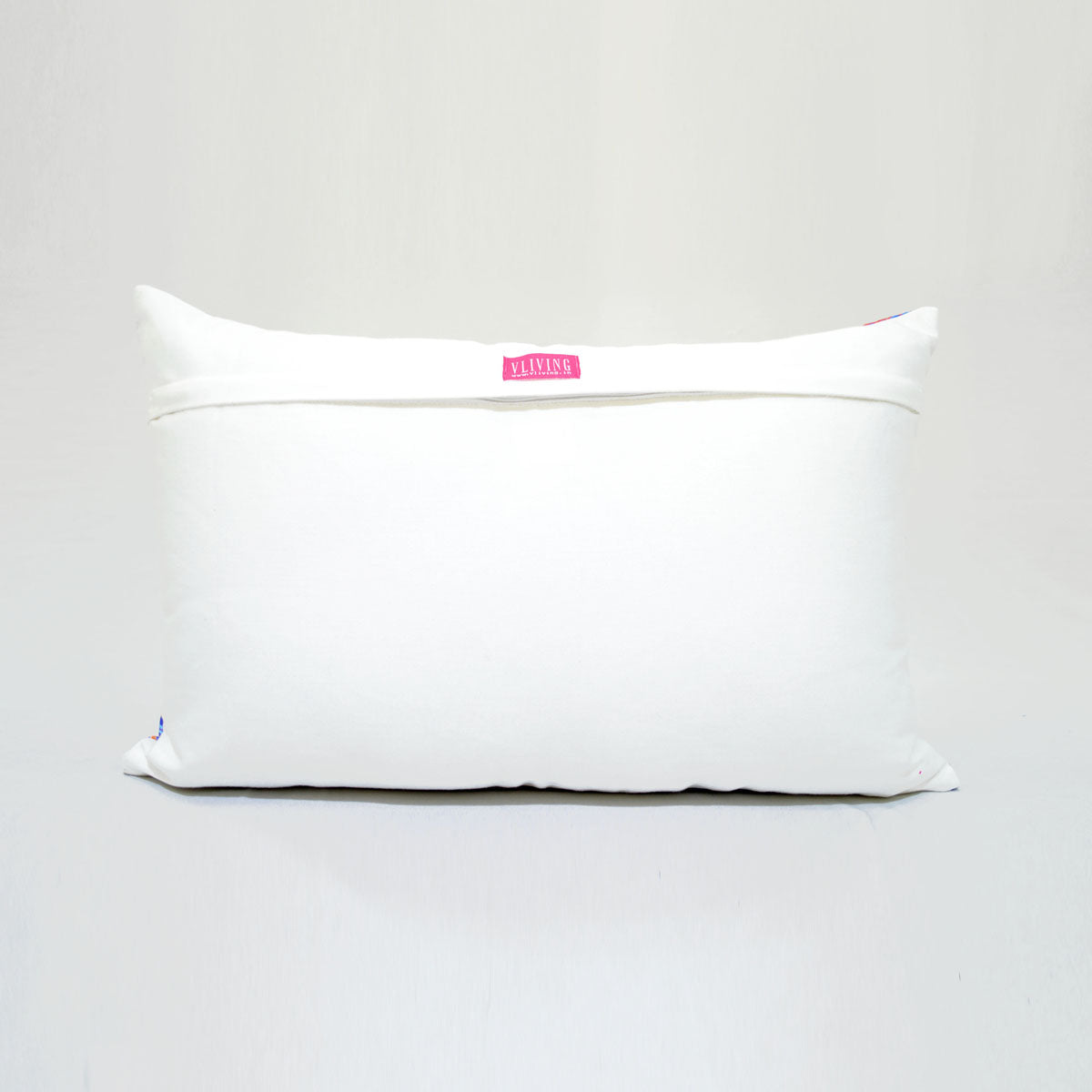 Truck art - multicolour floral print oblong pillow cover