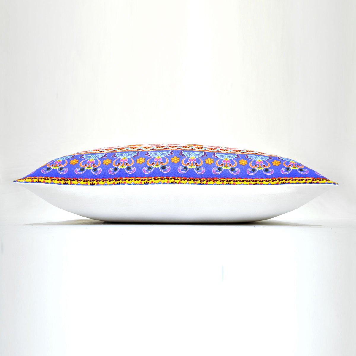 Truck art - multicolour floral print oblong pillow cover