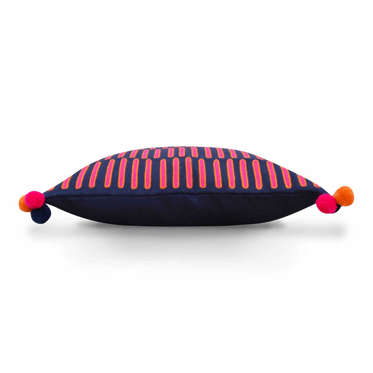 Mola - Pink and blue, pillow cover, embroidered pillows