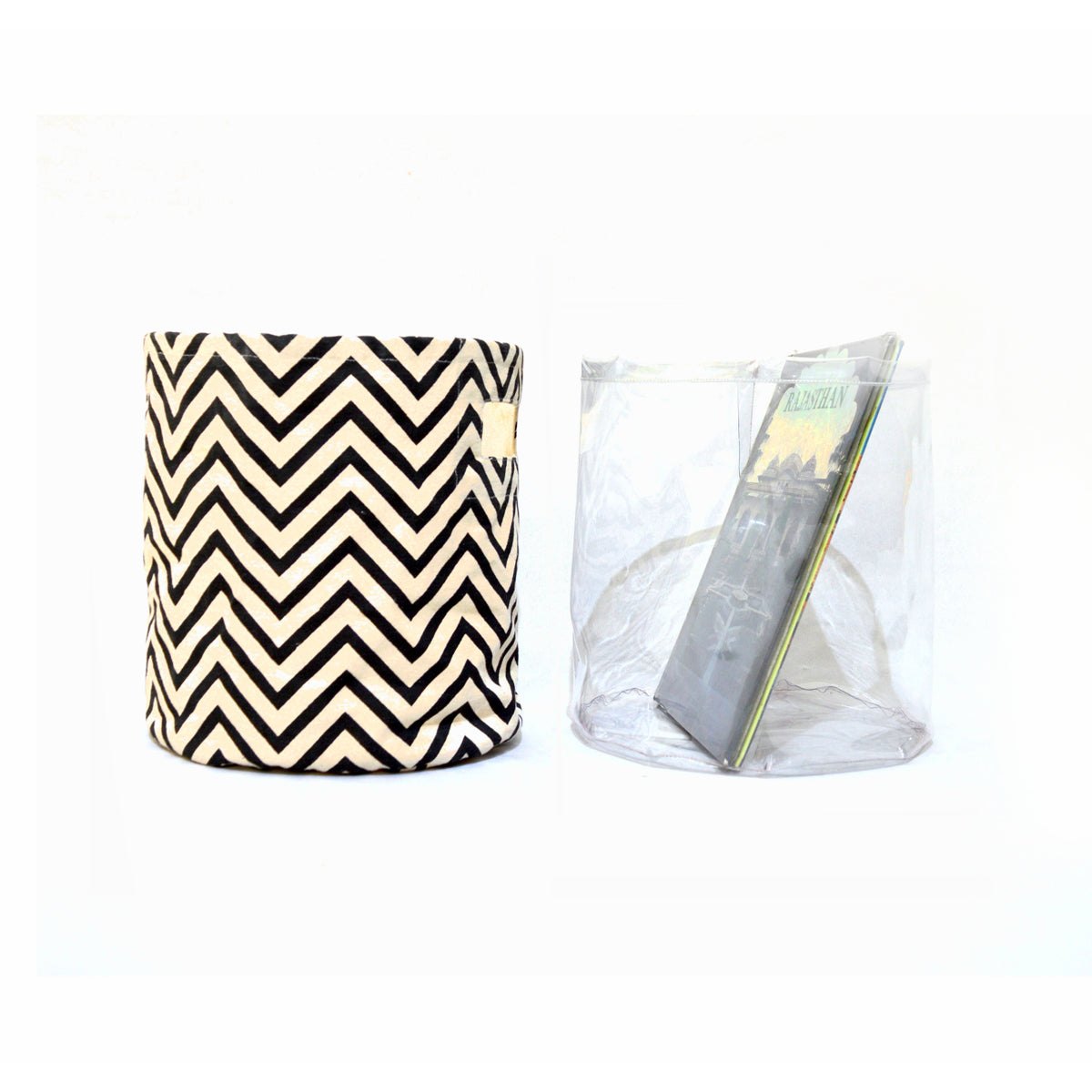 Plastic or PVC lining basket for fabric basket, waterproof basket protector
