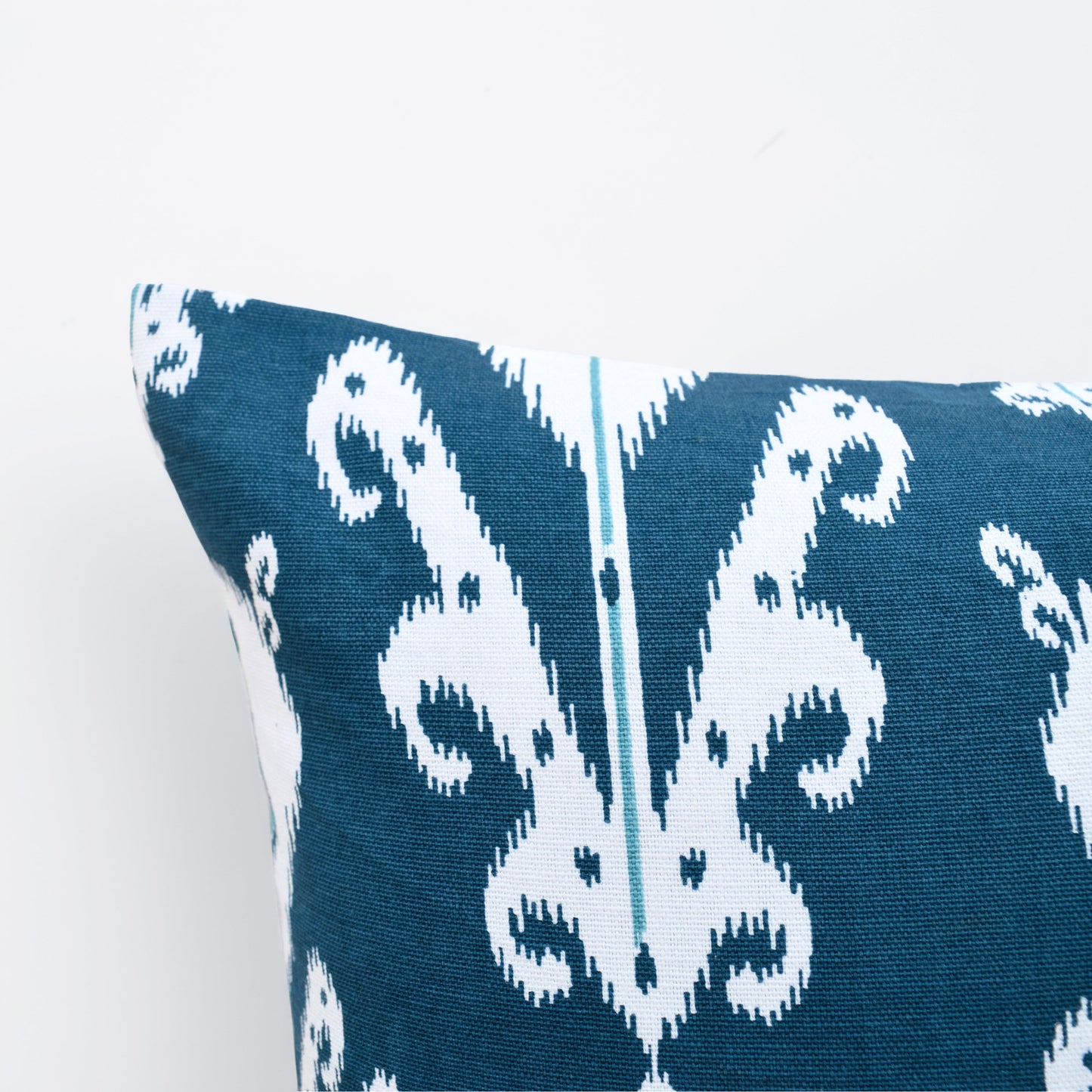 Ikat print, indigo pillow cover, cotton cushion cover