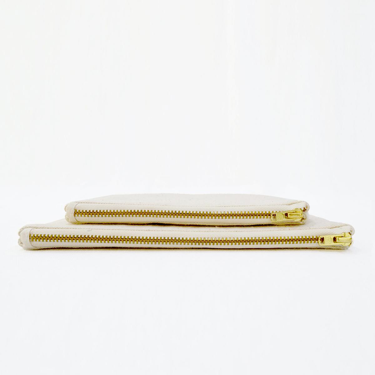 Home Essentials - Set of 2 flat nesting pouches, fabric options available.