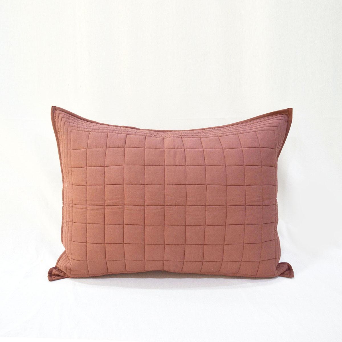 CLAY BROWN cotton Quilted - sets, quilts and pillow cases, Sizes available