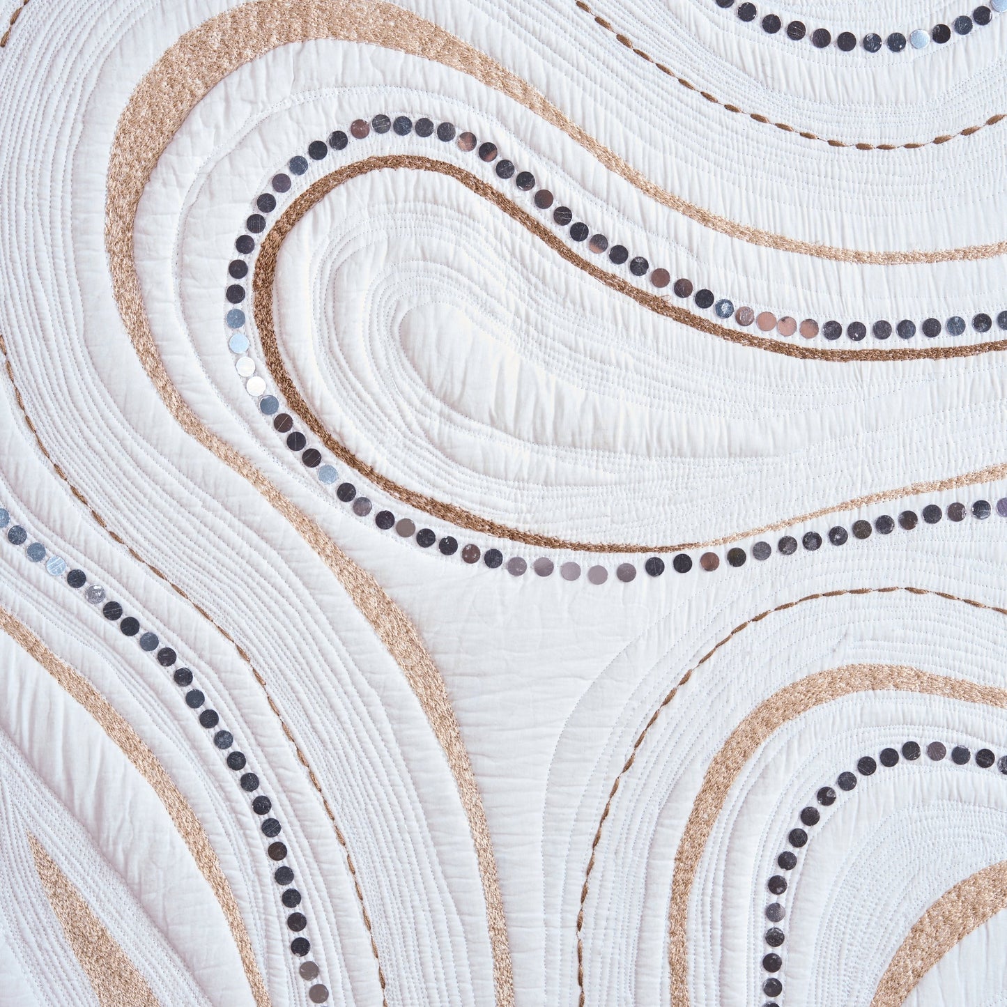 Quilted Textile WALL ART, Natural tones, sizes available