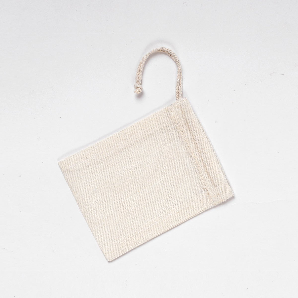 3"X 4" Pure Cotton Spice Pouch, Biodegradable and Reusable Premium Quality Muslin Drawstring Bag