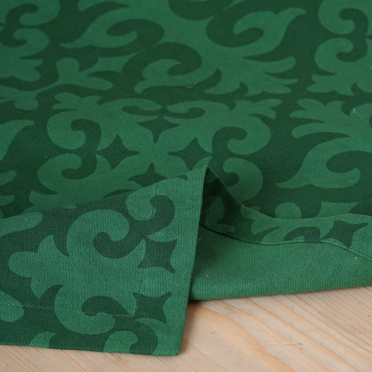Tropical Green table cloth, moroccan print on 100% cotton, sizes available