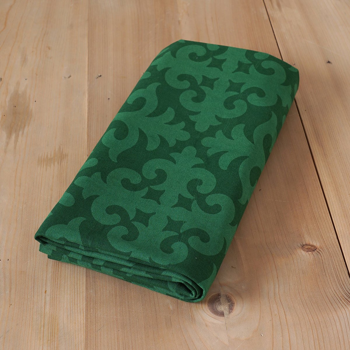 Tropical Green table cloth, moroccan print on 100% cotton, sizes available