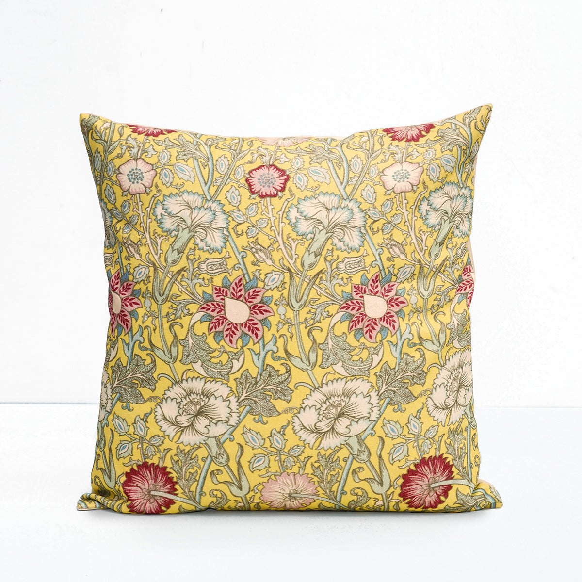 William Morris pillow cover, Yellow Floral pattern, sizes available