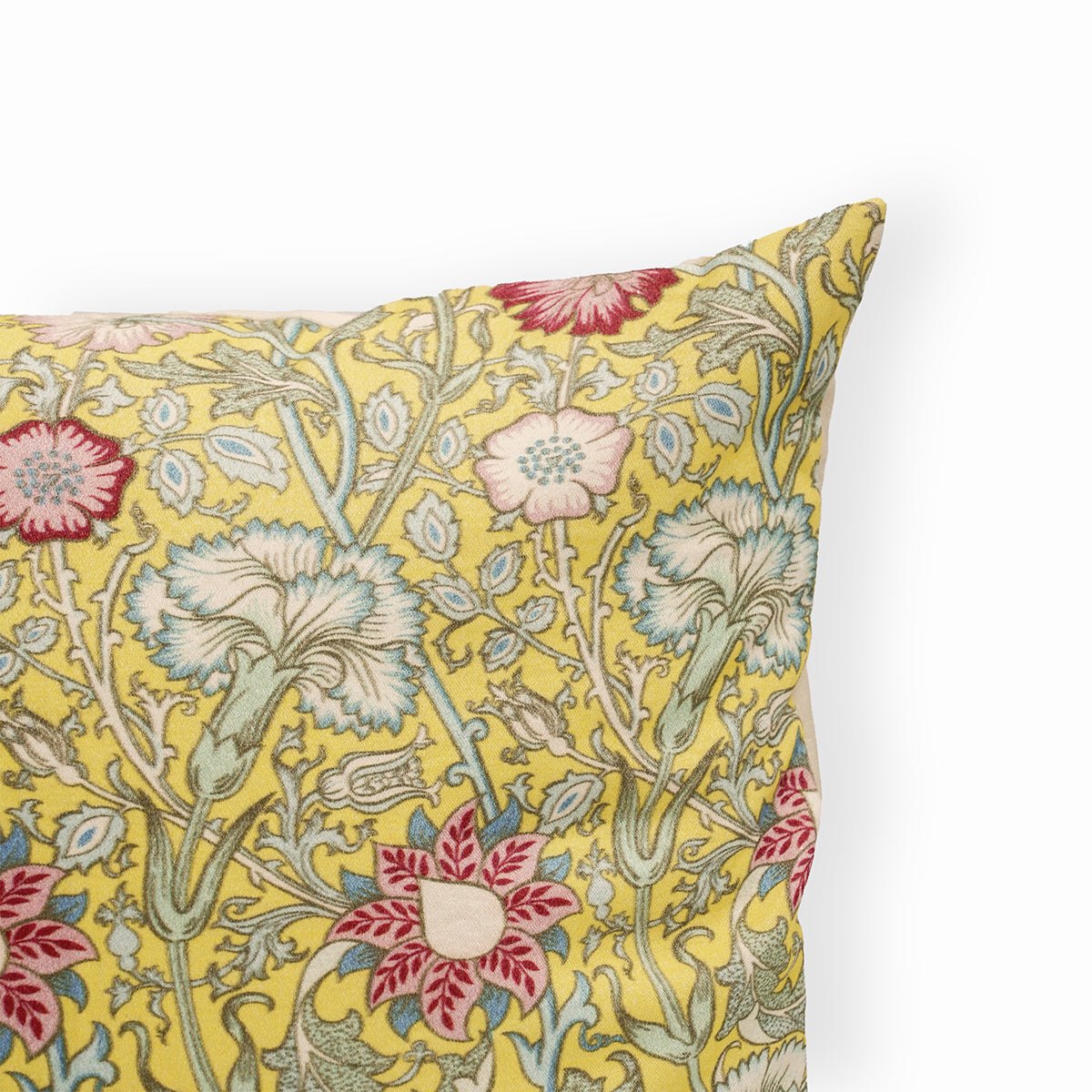 William Morris pillow cover, Yellow Floral pattern, sizes available