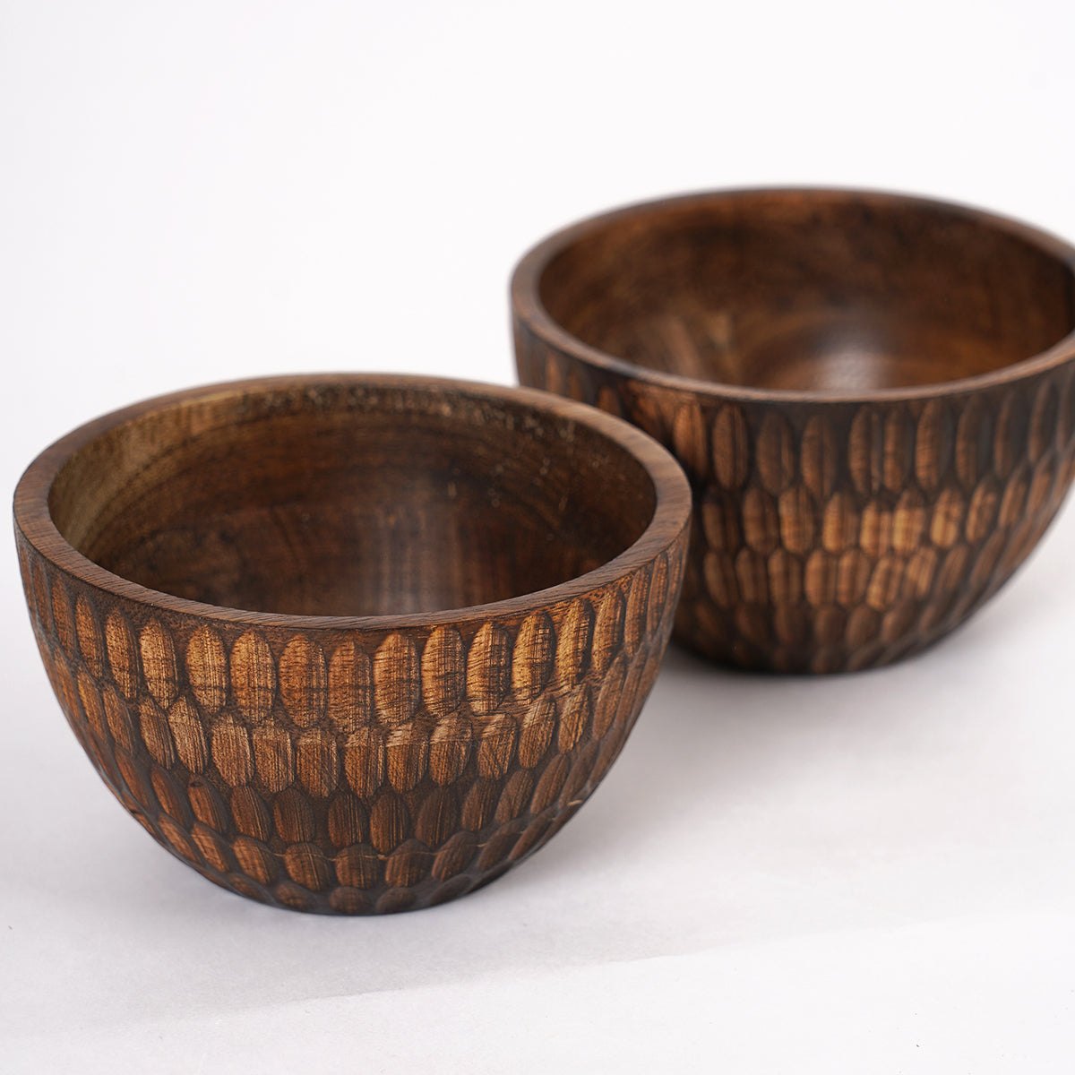 Tribal Carved Wooden bowl, tribal, 5X3 inches