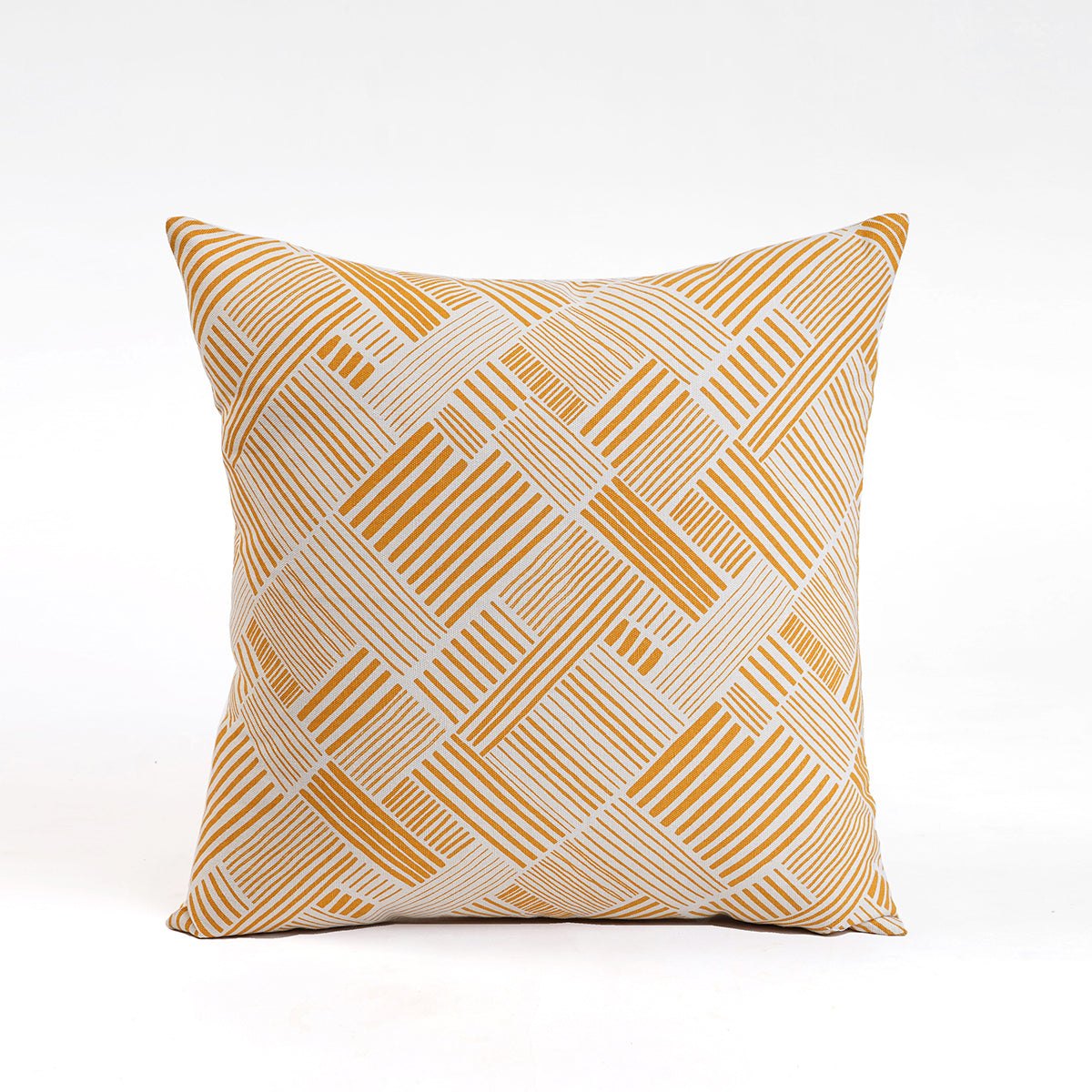 MODERN RETRO - Mustard Yellow throw pillow cover, geometrical print, cotton pillow, sizes available