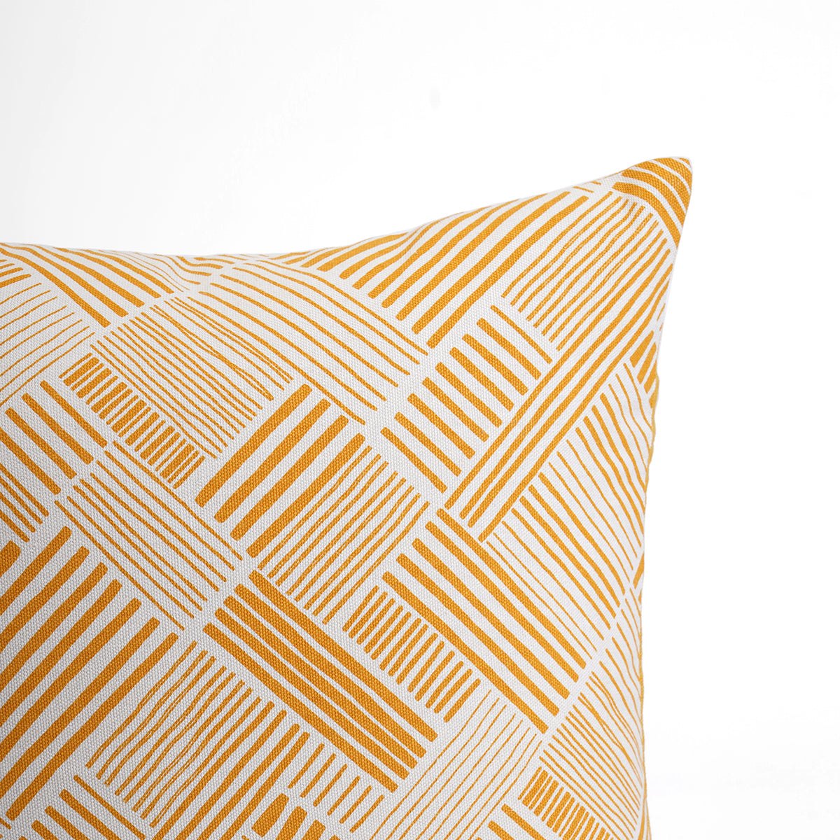 MODERN RETRO - Mustard Yellow throw pillow cover, geometrical print, cotton pillow, sizes available