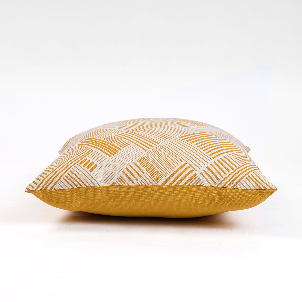 MODERN RETRO - Mustard Yellow throw pillow cover, geometrical print, cotton pillow, sizes available