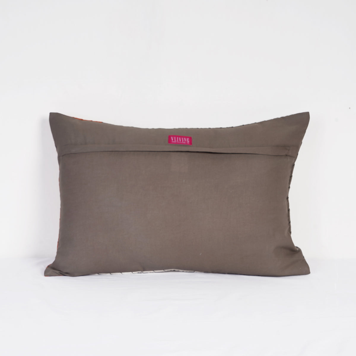MODERN RETRO - Terracotta patchwork and quilted pillow cover, colour block cushion cover, sizes available