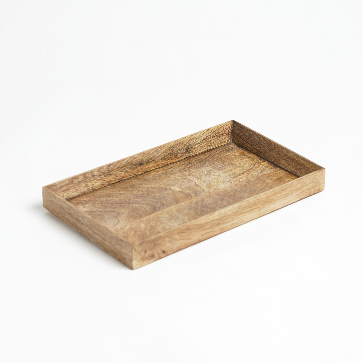 Medium rustic mango wood tray - size 6X10 inches