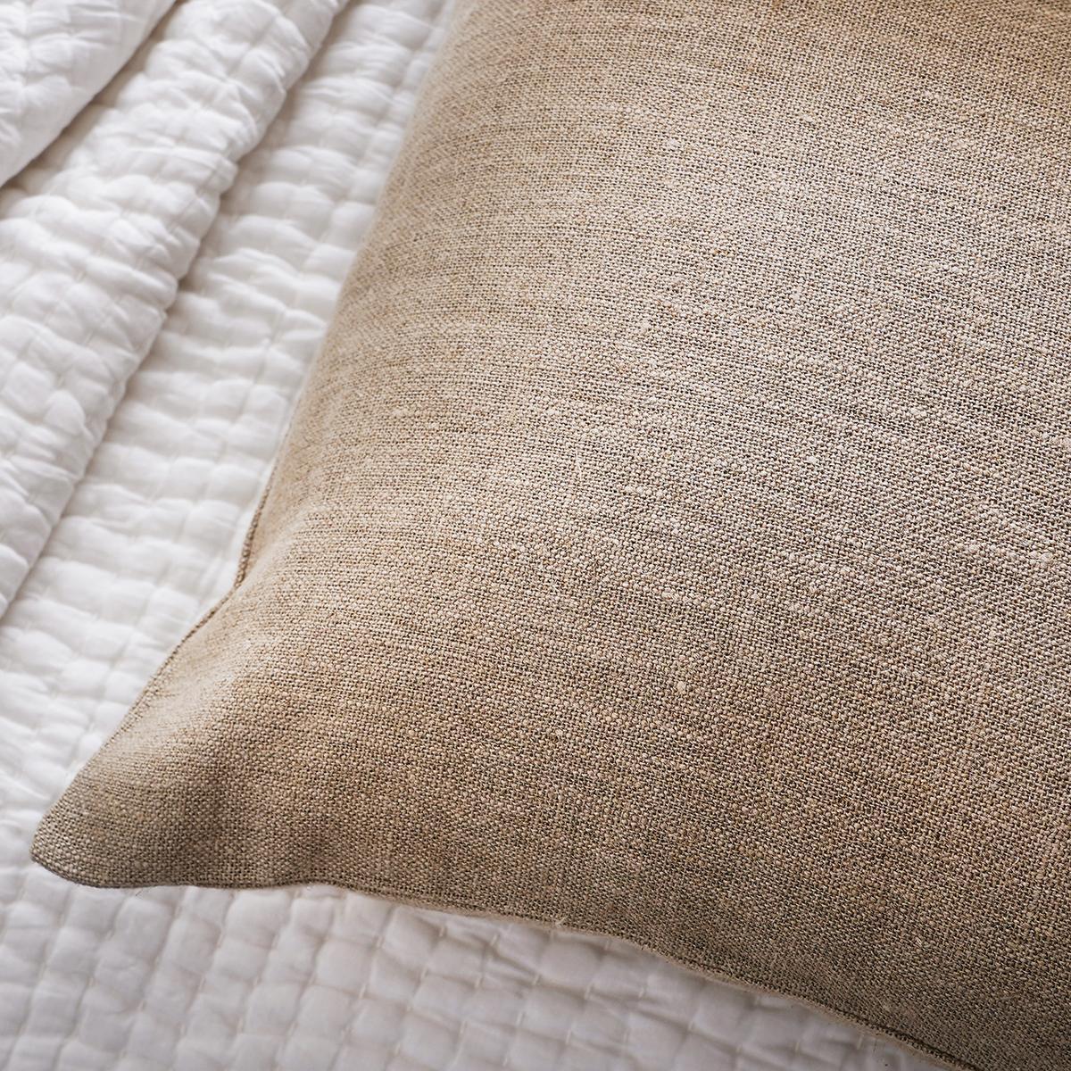 Natural colour thick Linen Pillow cover, sizes available