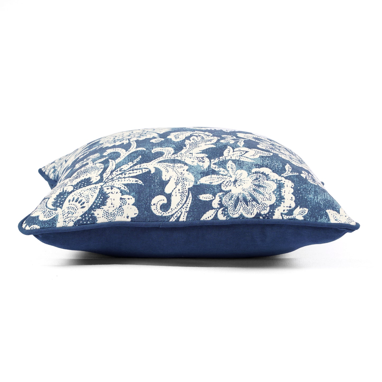 DOMINOTERIE - Indigo Colour Printed Cotton Bed Runner Set - King / Queen / Twin Size