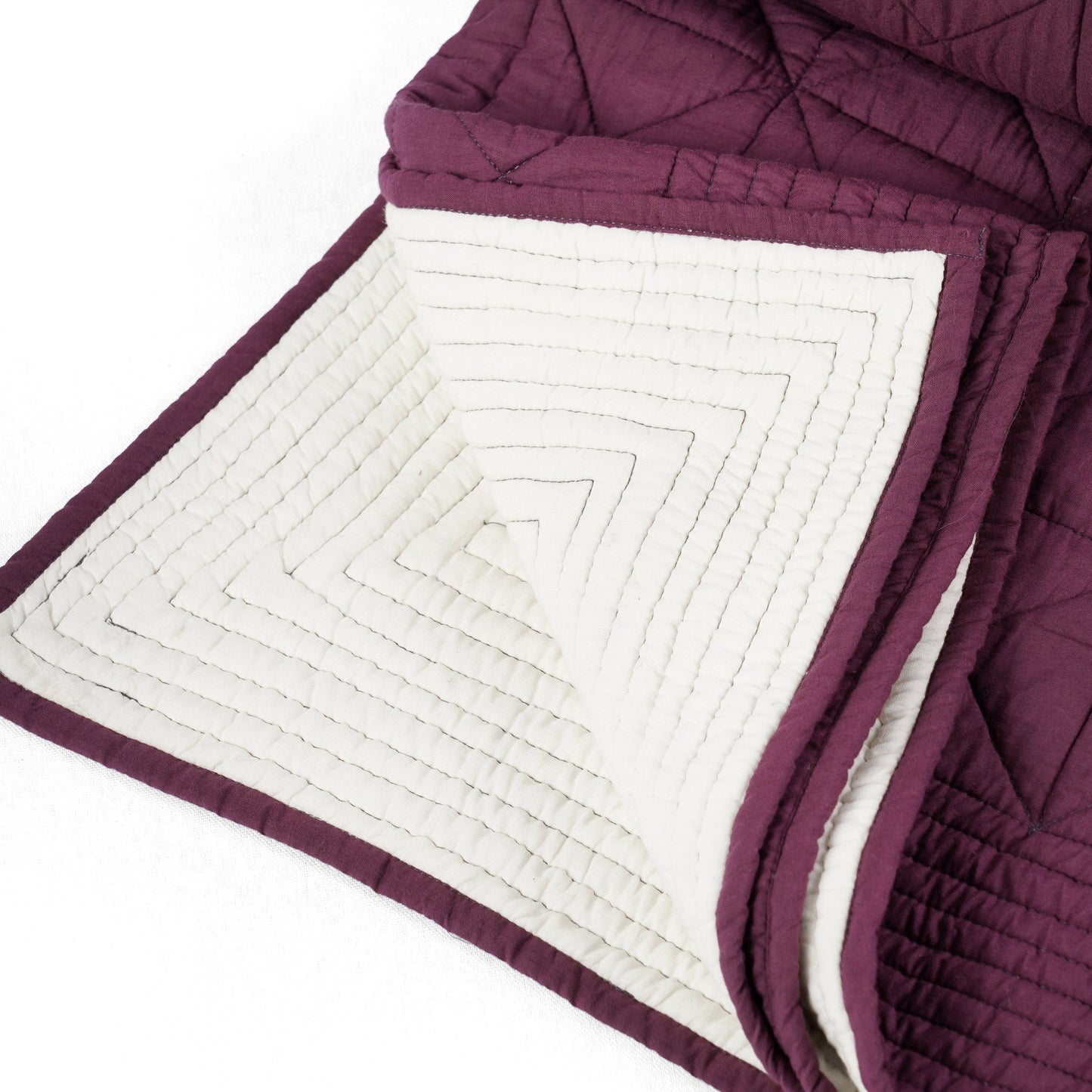 PLUM cotton Quilt bed set, Sizes available