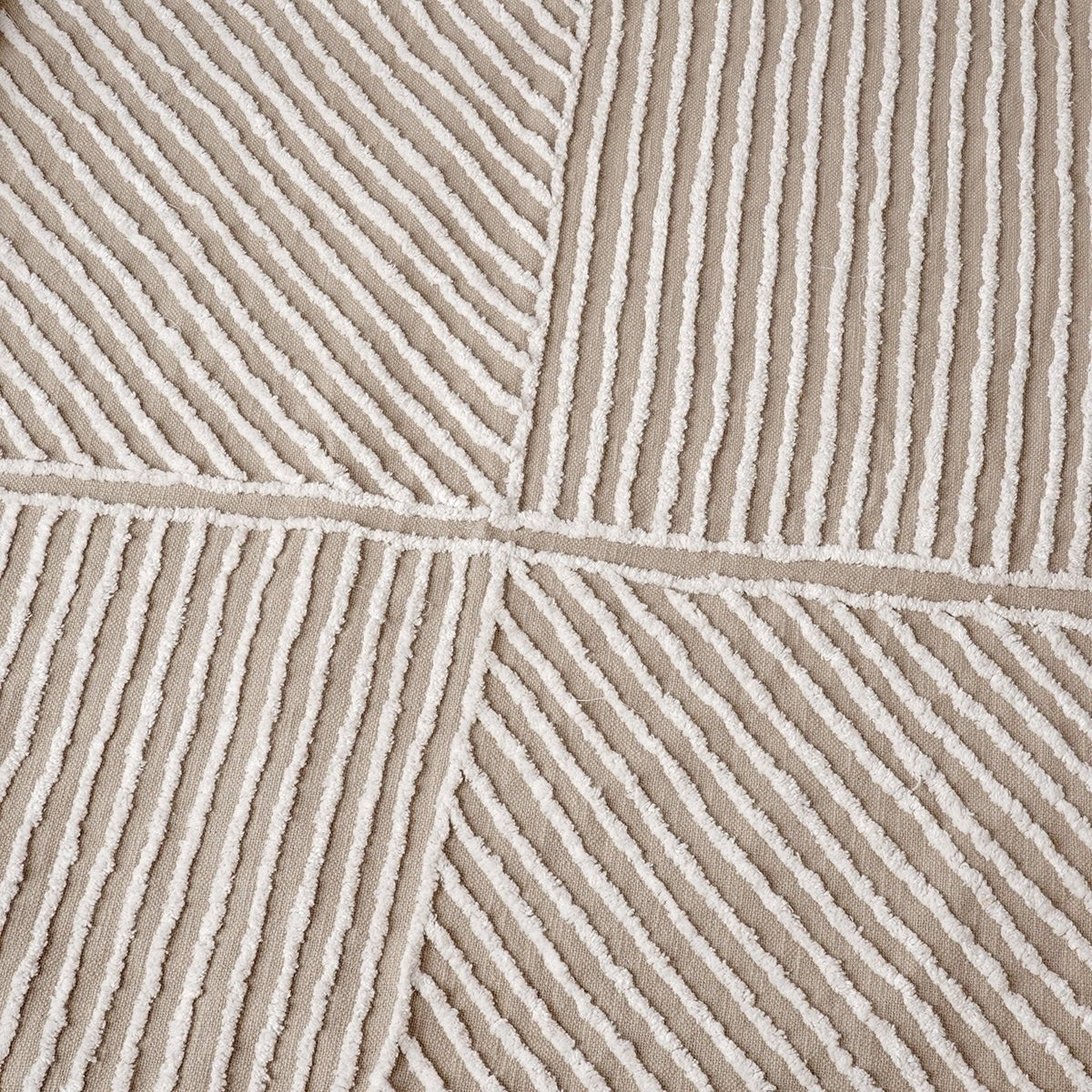 ZULU - Cotton tufted Throw blanket, couch throw, picnic blanket, 100% cotton, 50X60 inches