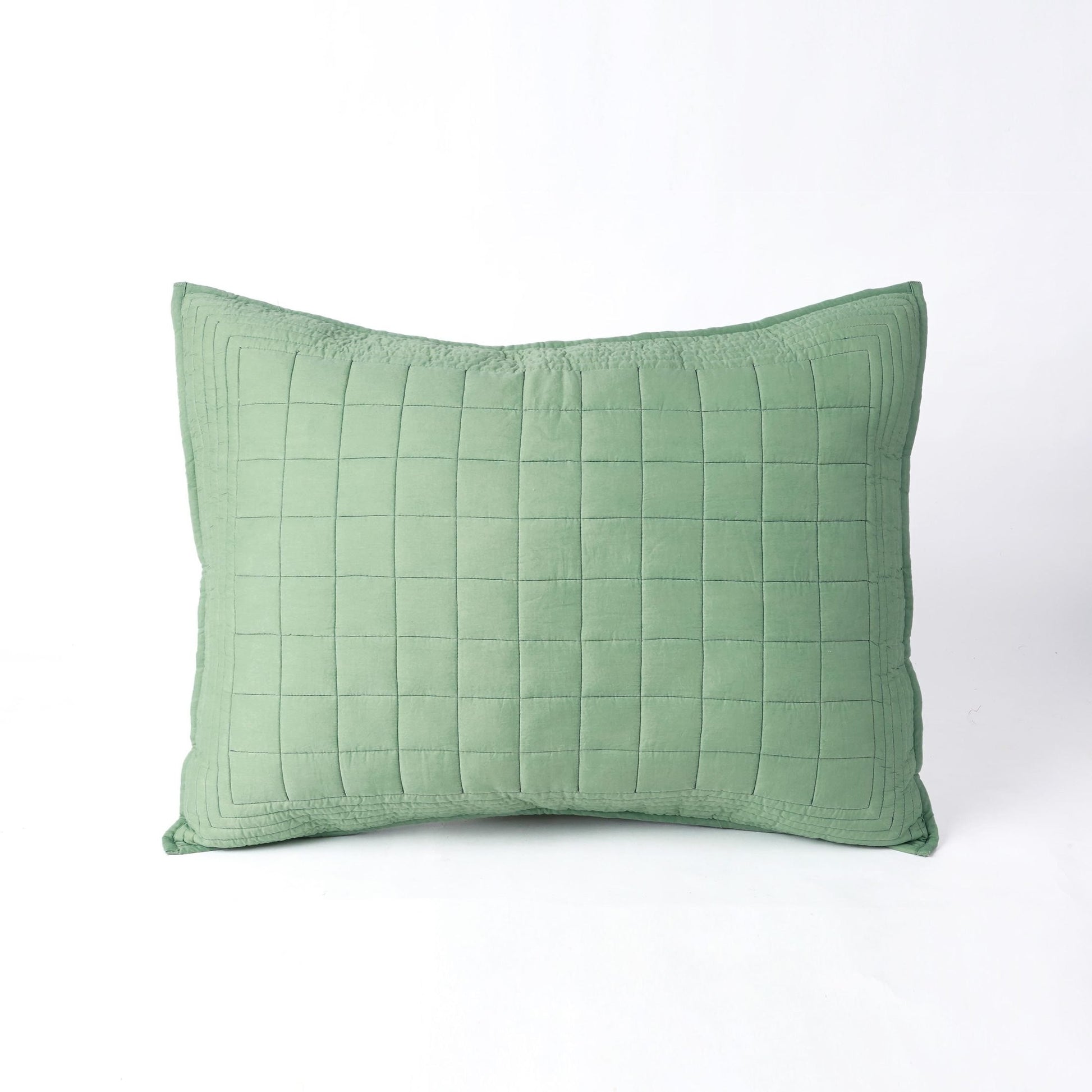 SAGE GREEN cotton Quilt bed set, Sizes available