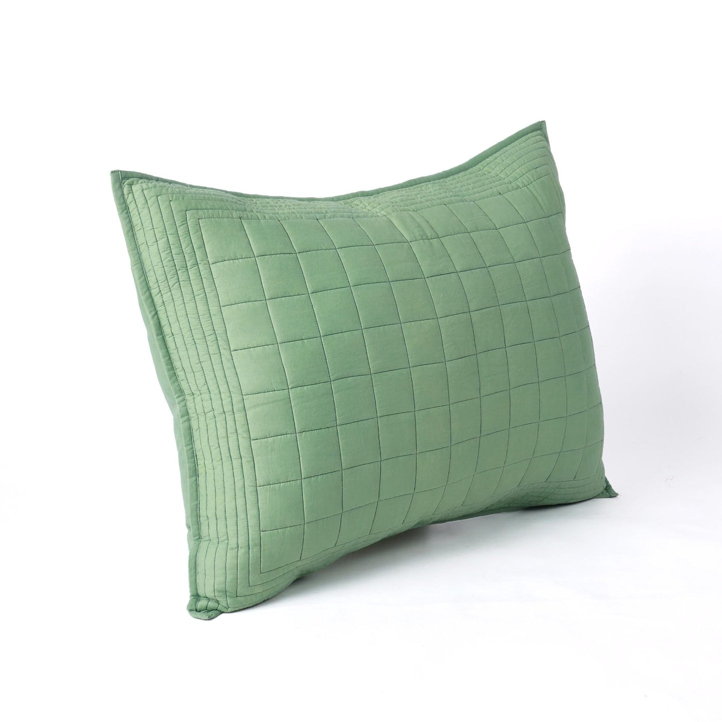 SAGE GREEN cotton Quilt bed set, Sizes available