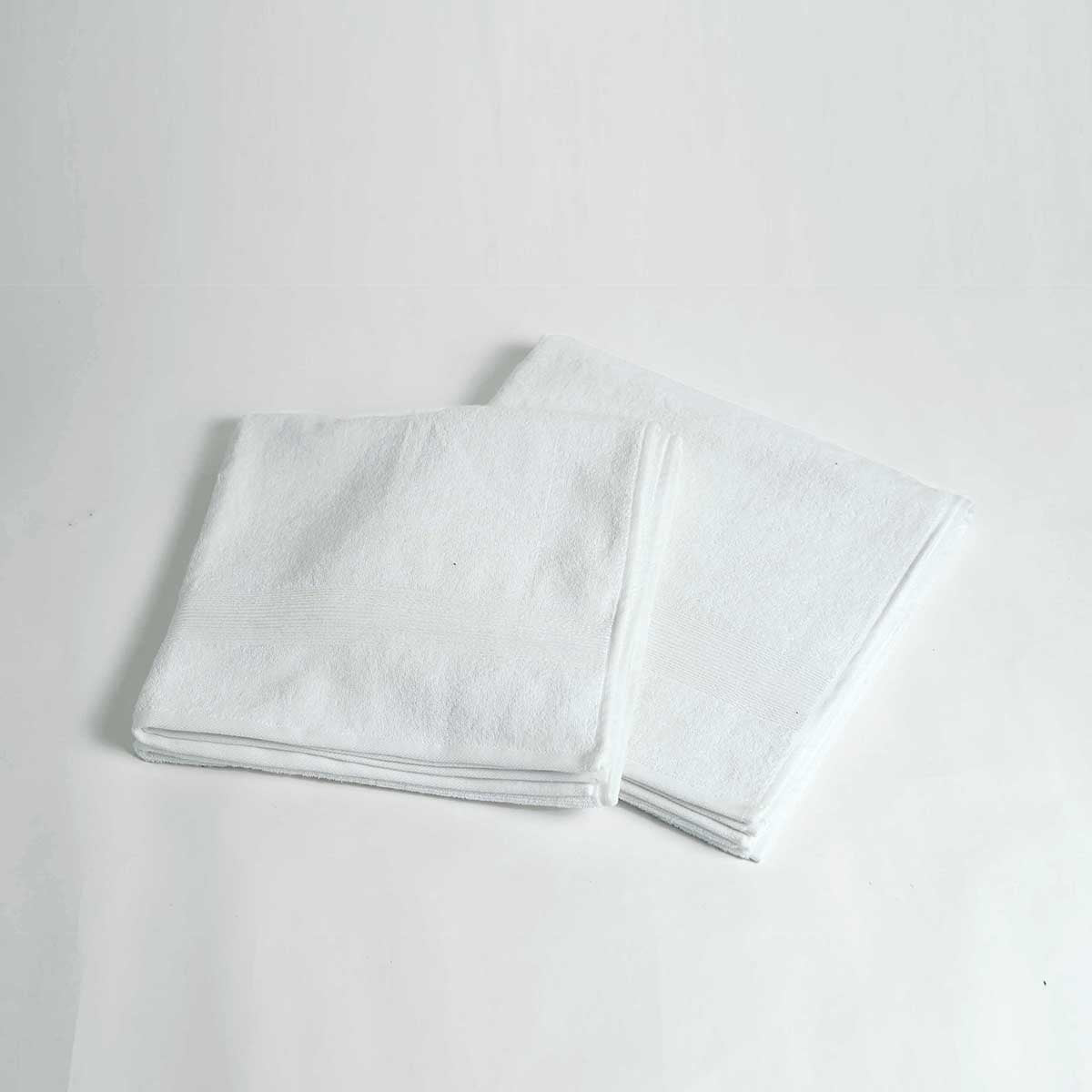 Face towels, set of 2, set of 4, set of 6, white colour