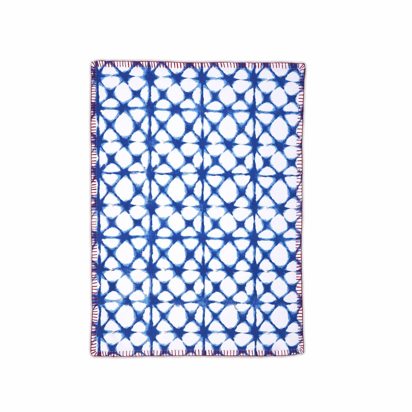 PRISM - Blue Tie Dye Prism Pattern Kitchen Towel, geometrical pattern, 100% cotton, size 20"X28"