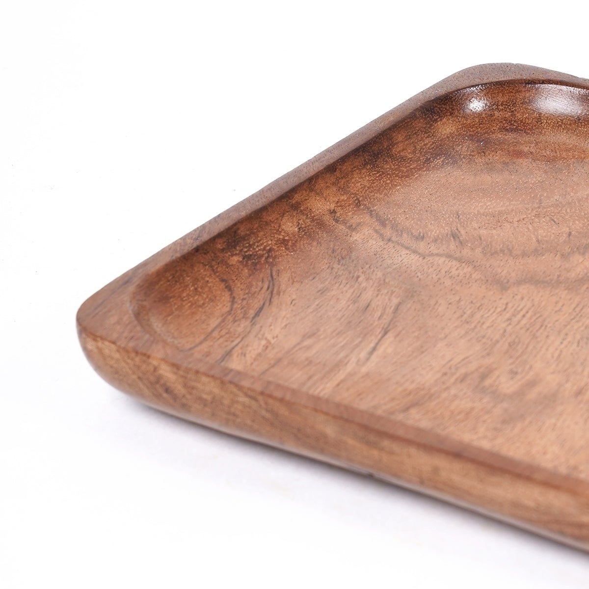 Set of 3 Wooden serving trays, acacia wood, farm house decor
