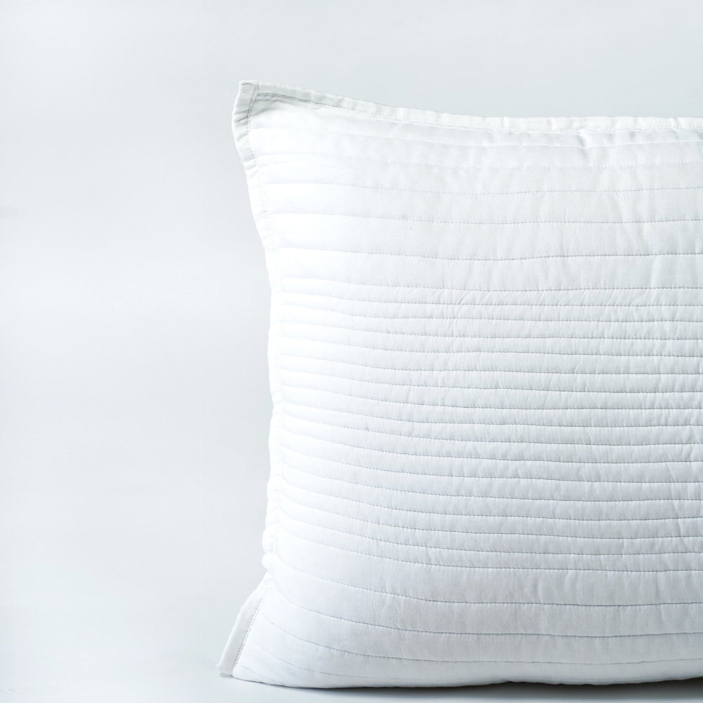 SHWET - White luxury 300TC cotton satin Quilted bed set, Sizes available