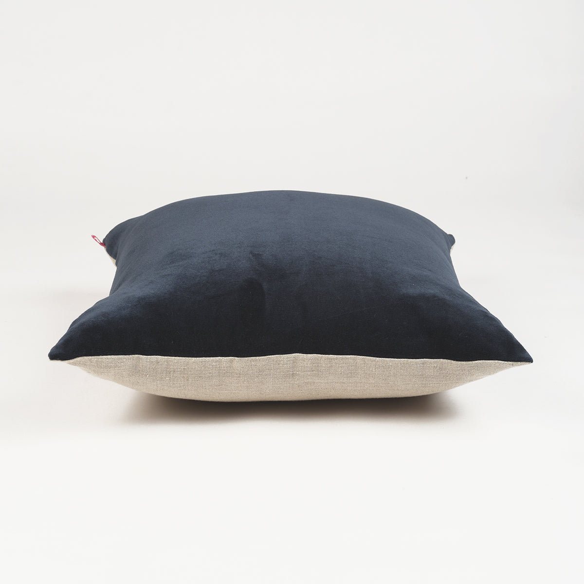 Blue grey velvet and Linen Reversible Pillow cover, autumn fall colour pillow, sizes available