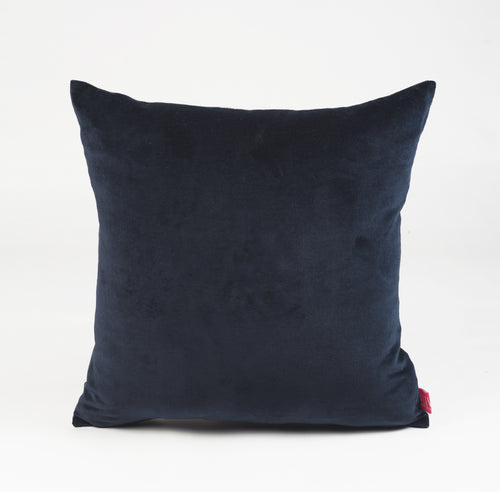 Blue grey velvet and Linen Reversible Pillow cover, autumn fall colour pillow, sizes available