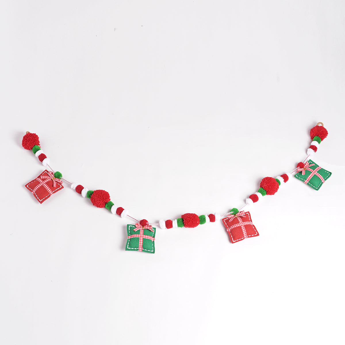 Christmas decor, Pompom garland, gift garland, holiday decor, size available